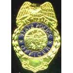 INDIANA STATE POLICE BADGE PIN